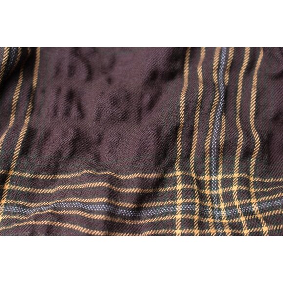 Timberland - Heavyweight Smock Front Tunic in Brown Plaid, size Large - Picture 13 of 13